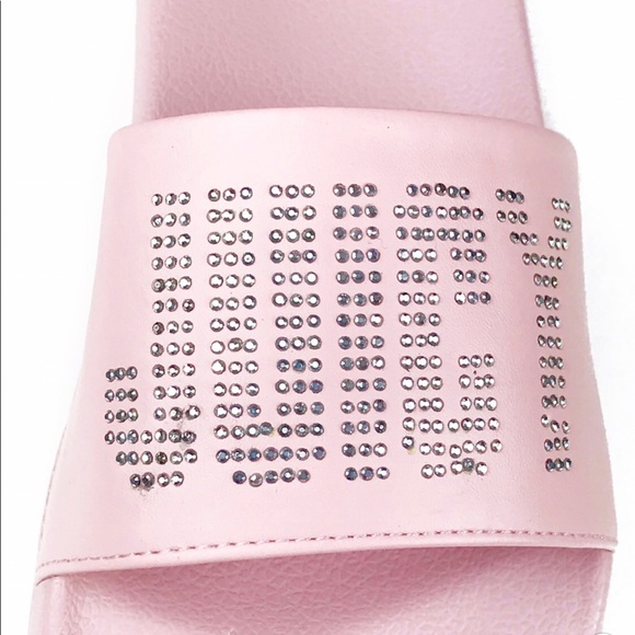 Juicy Couture Pink Studded Mules - Picture 3 of 7